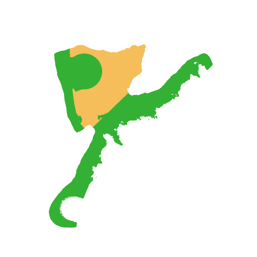 Biome Rust Map: Barren, Size: 1900, Seed: 5403630