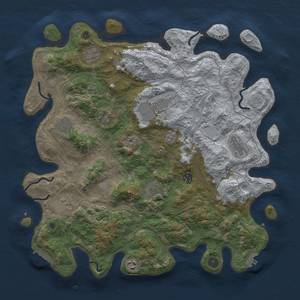 Thumbnail Rust Map: Procedural Map, Size: 4250, Seed: 701839857, 17 Monuments