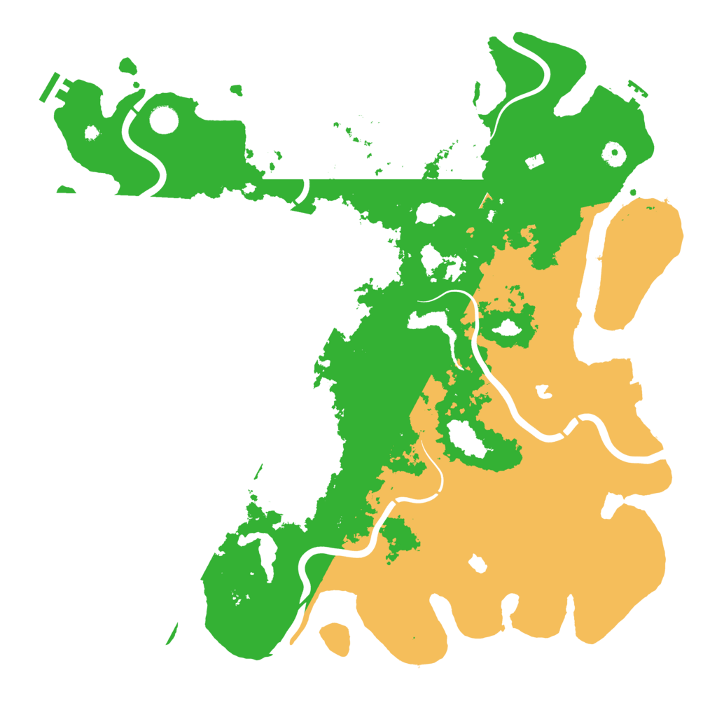 Biome Rust Map: Procedural Map, Size: 4500, Seed: 2657777