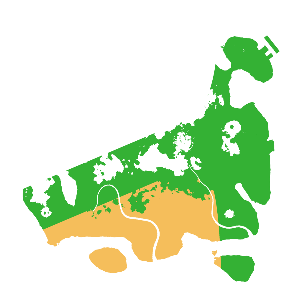 Biome Rust Map: Procedural Map, Size: 3000, Seed: 303108528