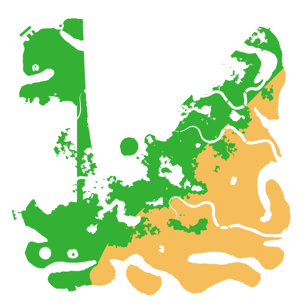 Biome Rust Map: Procedural Map, Size: 4500, Seed: 739946367
