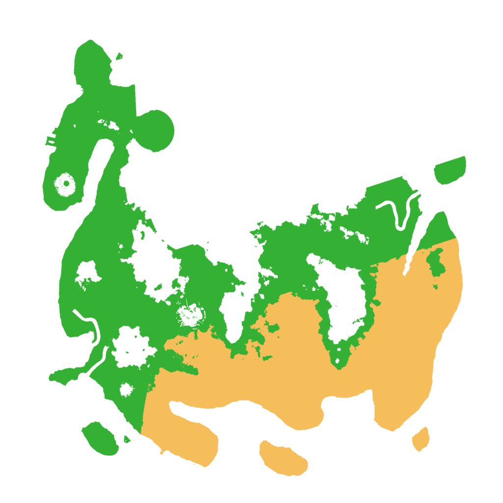 Biome Rust Map: Procedural Map, Size: 3500, Seed: 683340689