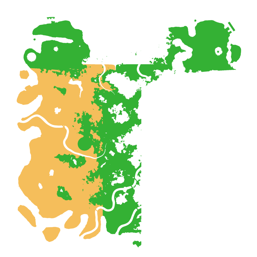 Biome Rust Map: Procedural Map, Size: 5000, Seed: 200534