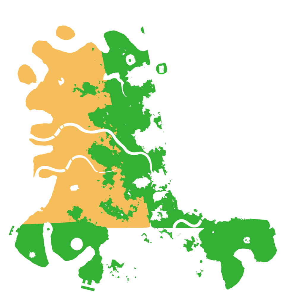 Biome Rust Map: Procedural Map, Size: 4500, Seed: 130303