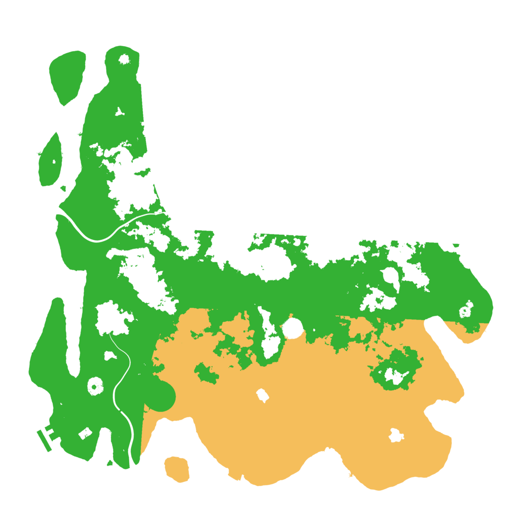 Biome Rust Map: Procedural Map, Size: 4500, Seed: 490890355