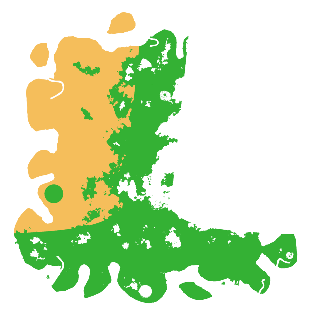 Biome Rust Map: Procedural Map, Size: 4500, Seed: 437906508