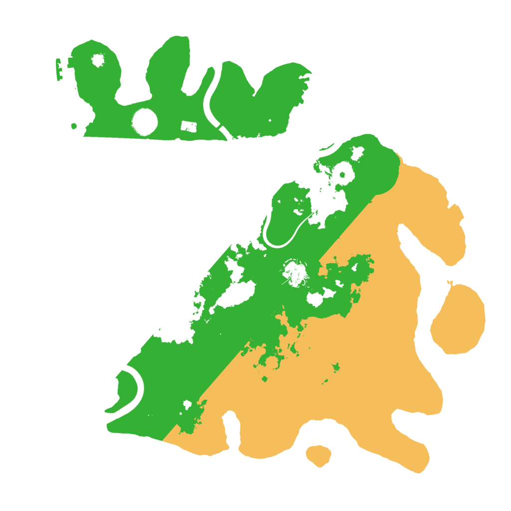 Biome Rust Map: Procedural Map, Size: 3500, Seed: 16380213