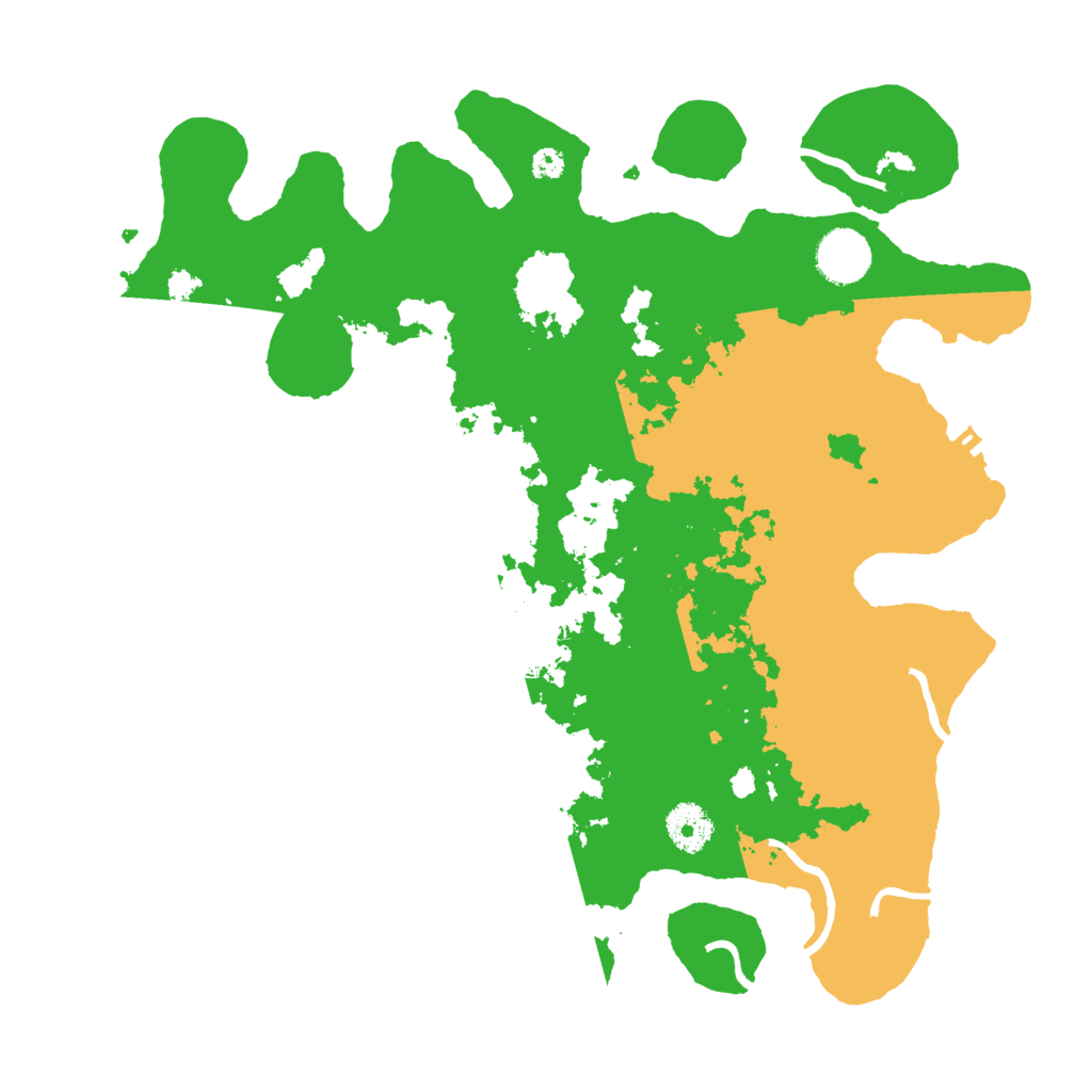 Biome Rust Map: Procedural Map, Size: 3500, Seed: 1481741
