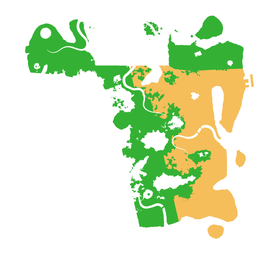 Biome Rust Map: Procedural Map, Size: 4250, Seed: 966600251