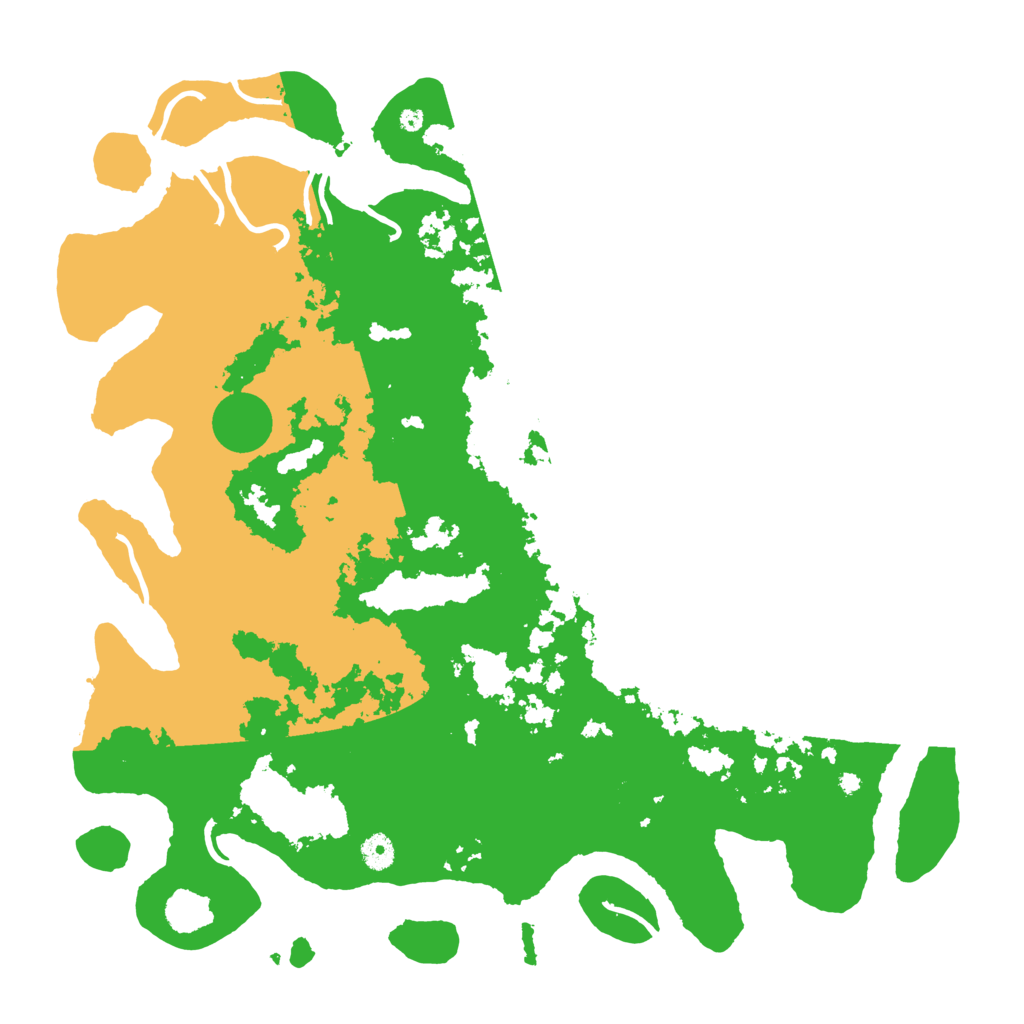 Biome Rust Map: Procedural Map, Size: 4500, Seed: 886447495