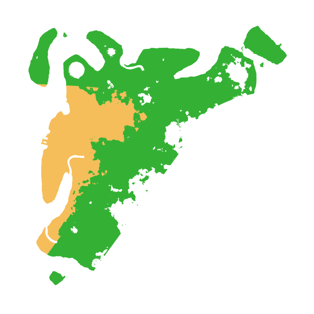 Biome Rust Map: Procedural Map, Size: 3500, Seed: 23234