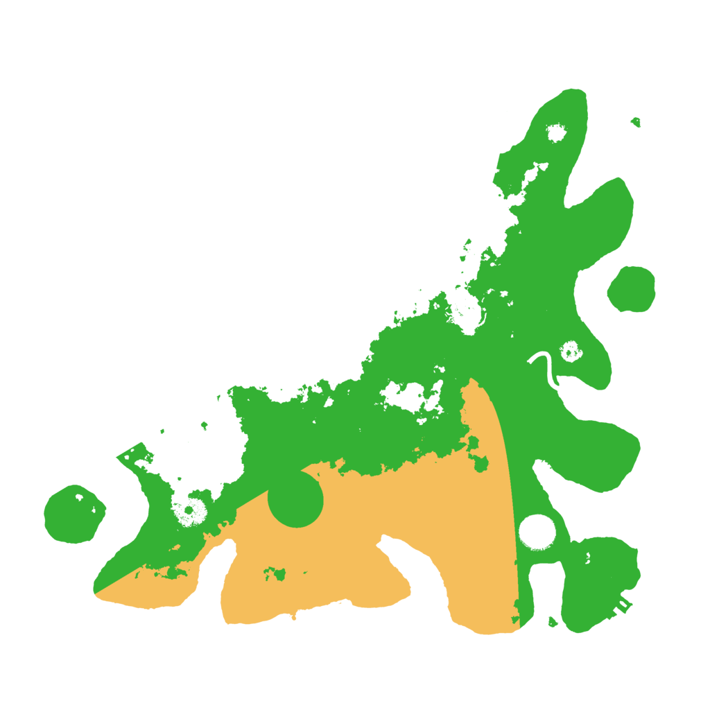 Biome Rust Map: Procedural Map, Size: 3500, Seed: 100625617