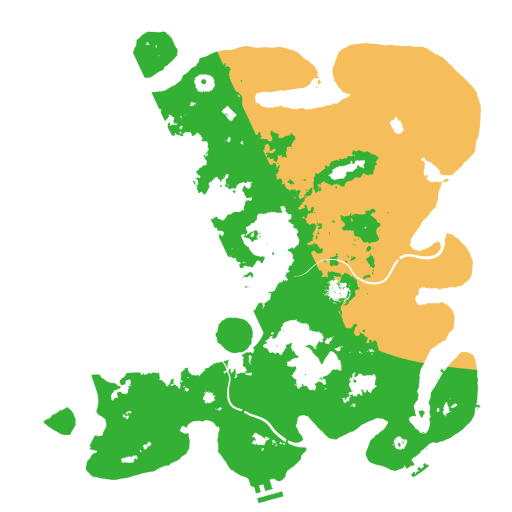 Biome Rust Map: Procedural Map, Size: 4000, Seed: 1189345342