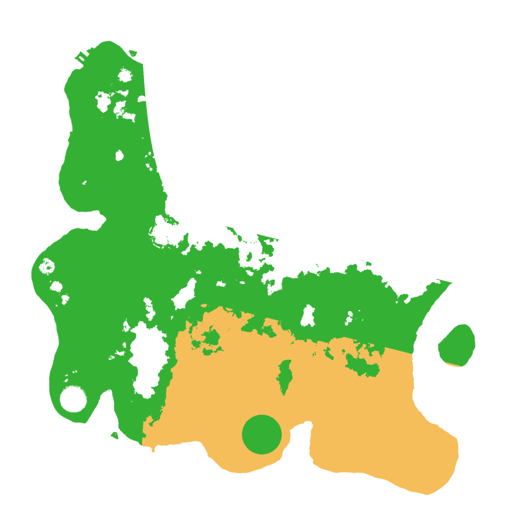 Biome Rust Map: Procedural Map, Size: 3500, Seed: 499738159