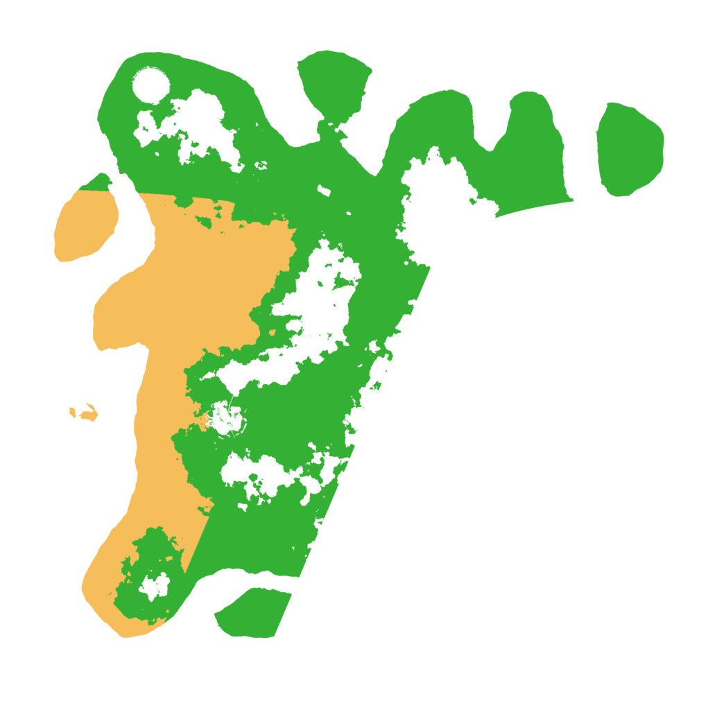 Biome Rust Map: Barren, Size: 3500, Seed: 23