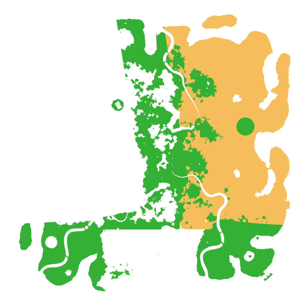 Biome Rust Map: Procedural Map, Size: 4500, Seed: 3456467