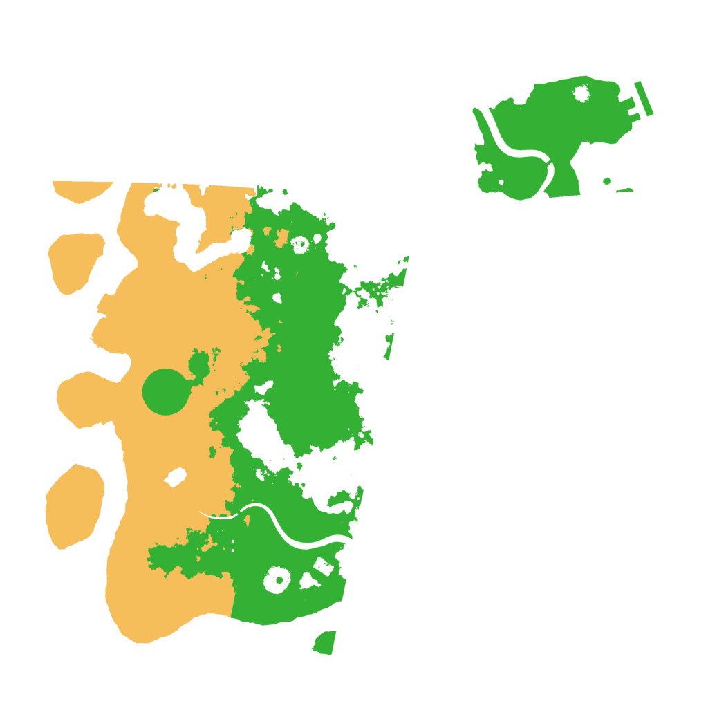 Biome Rust Map: Procedural Map, Size: 4000, Seed: 4853