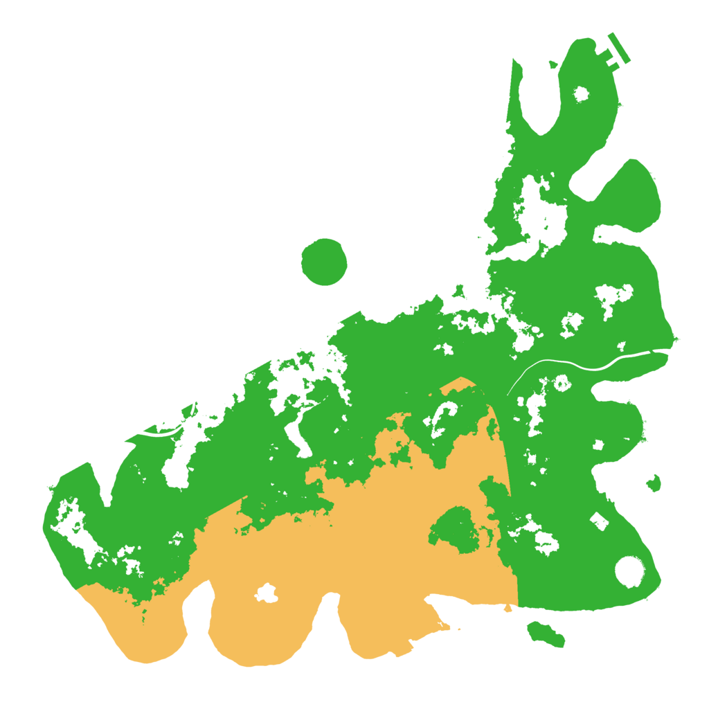 Biome Rust Map: Procedural Map, Size: 4250, Seed: 1256401482