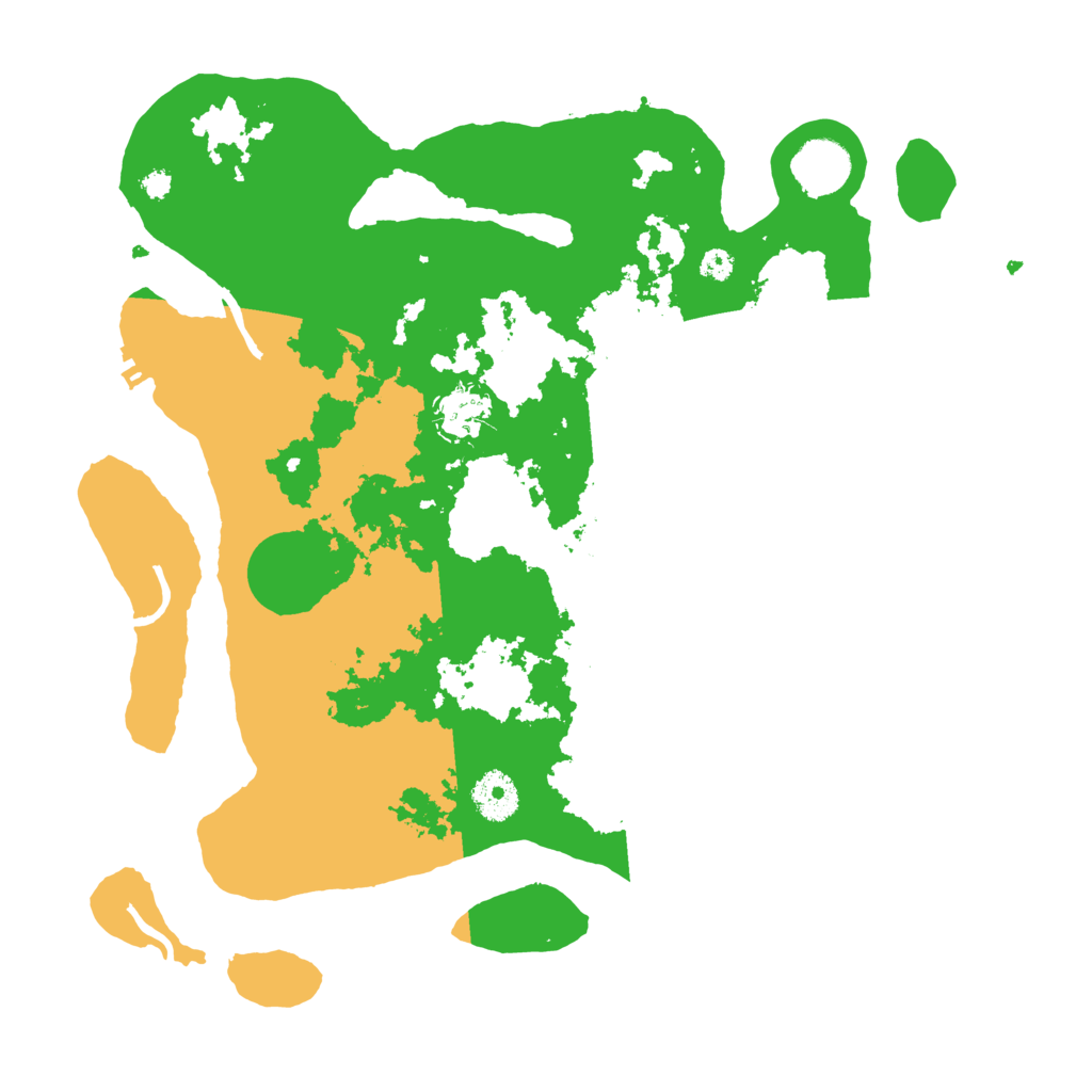 Biome Rust Map: Procedural Map, Size: 3500, Seed: 394677611