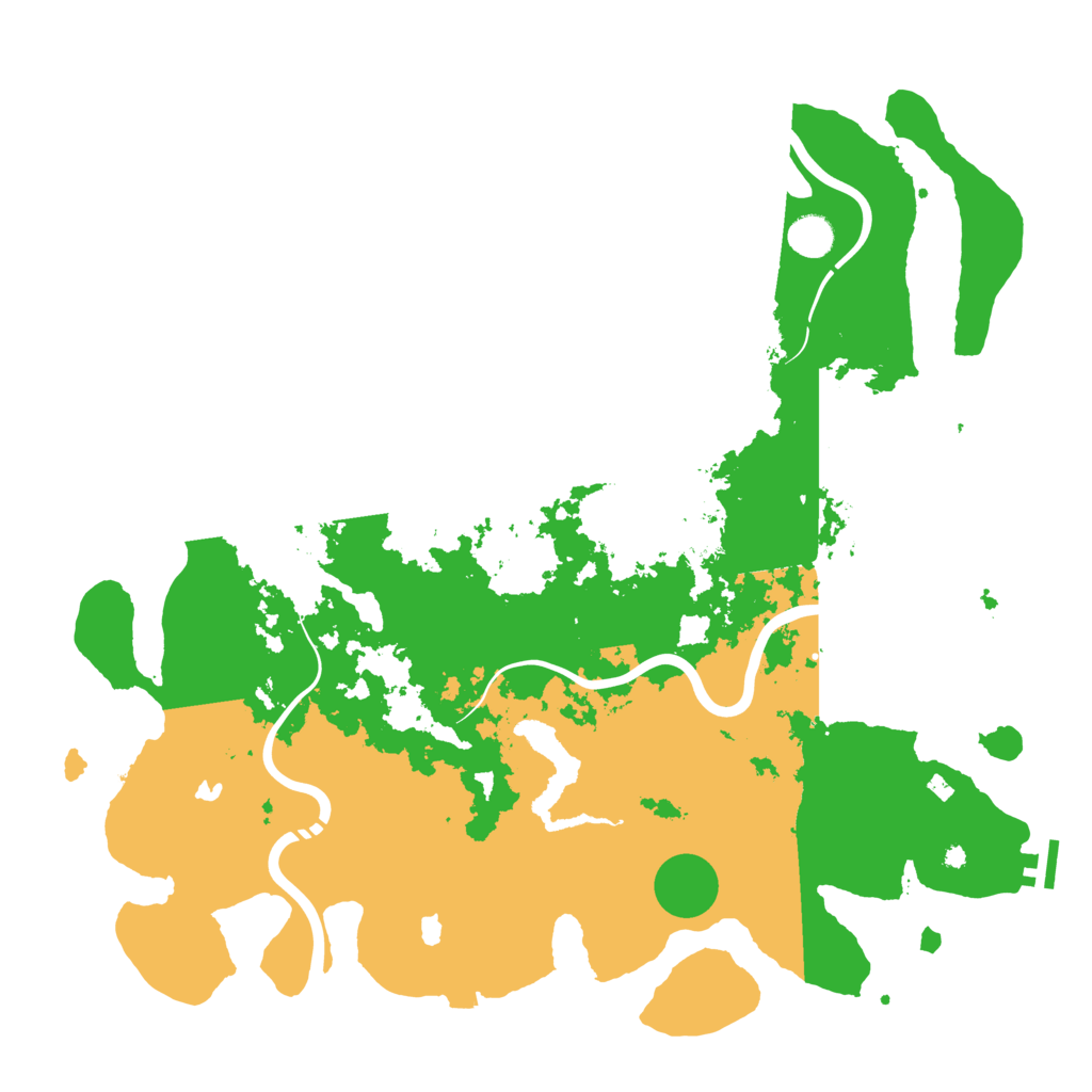 Biome Rust Map: Procedural Map, Size: 4500, Seed: 811381788