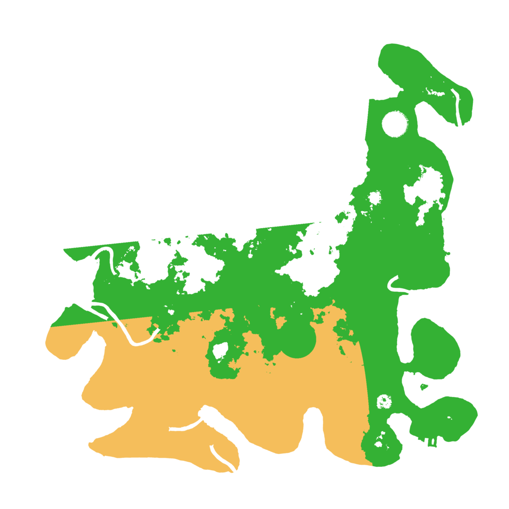 Biome Rust Map: Procedural Map, Size: 3500, Seed: 1426755266