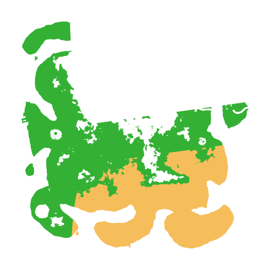 Biome Rust Map: Procedural Map, Size: 3500, Seed: 42751570