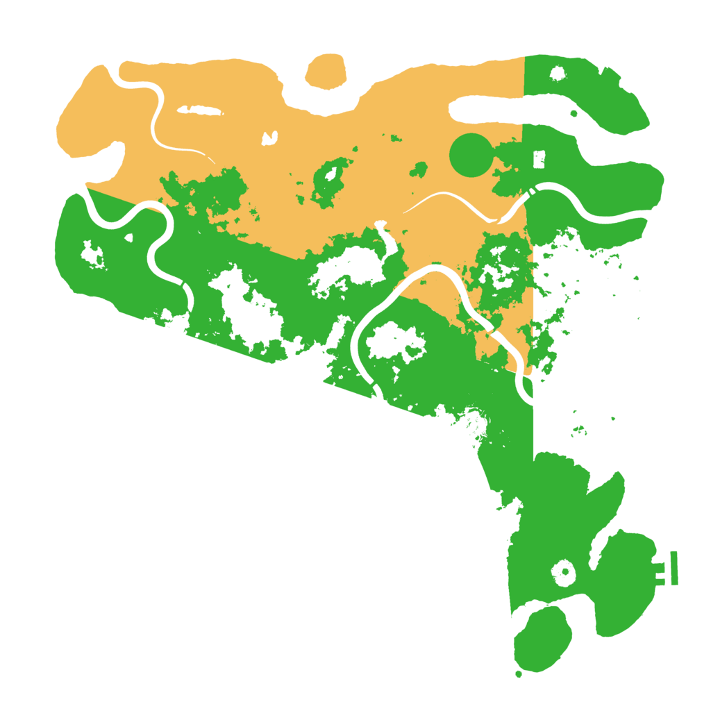 Biome Rust Map: Procedural Map, Size: 4250, Seed: 19461835