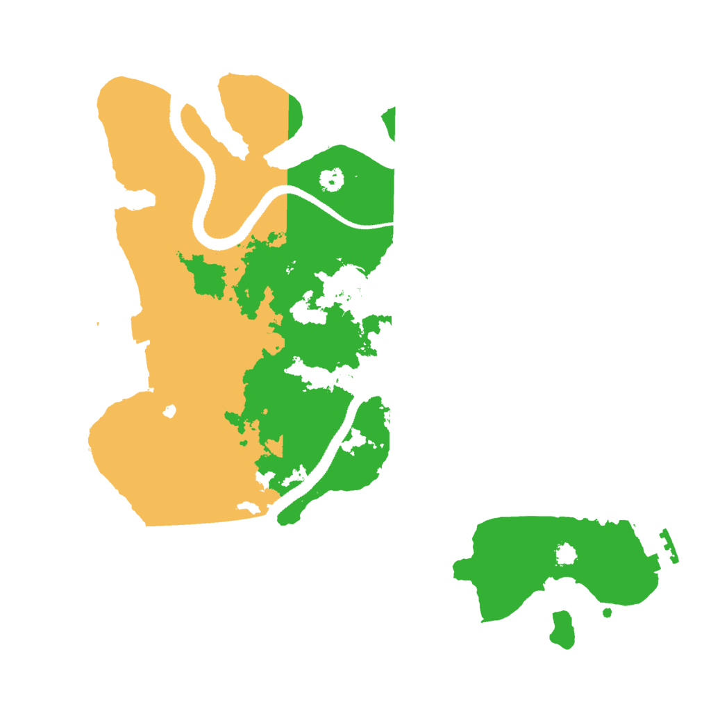 Biome Rust Map: Procedural Map, Size: 3000, Seed: 182401012