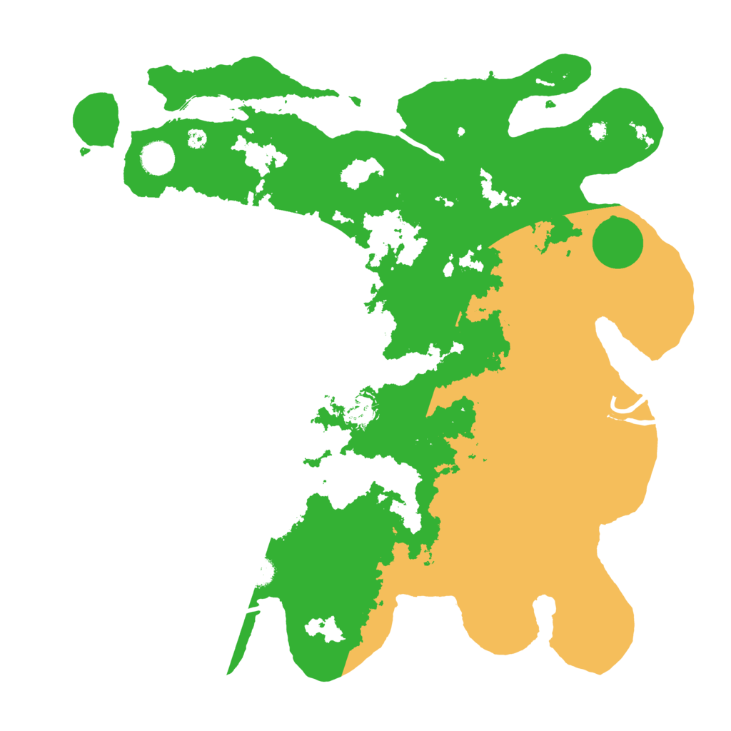 Biome Rust Map: Procedural Map, Size: 3800, Seed: 67158005