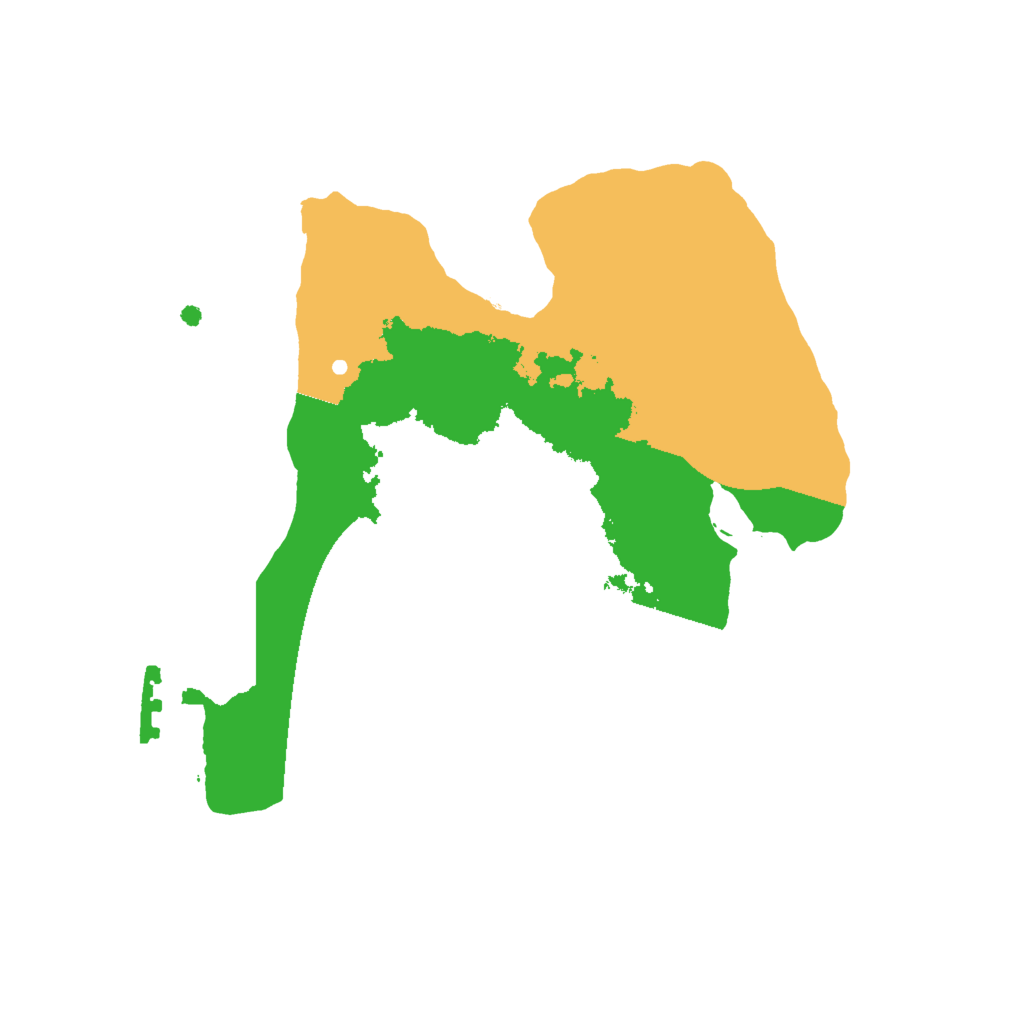 Biome Rust Map: Procedural Map, Size: 2000, Seed: 2030384079