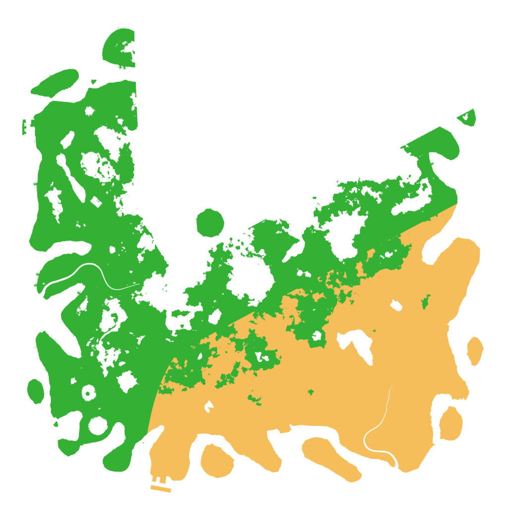 Biome Rust Map: Procedural Map, Size: 5000, Seed: 1349714116