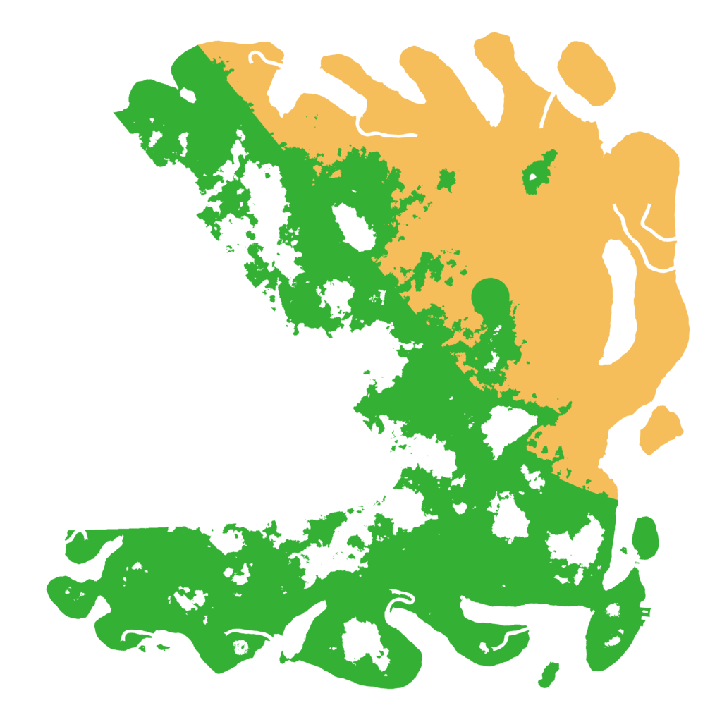 Biome Rust Map: Procedural Map, Size: 5000, Seed: 48897108