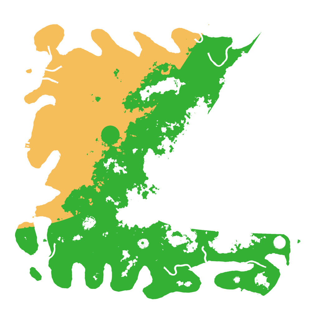 Biome Rust Map: Procedural Map, Size: 4600, Seed: 573859219