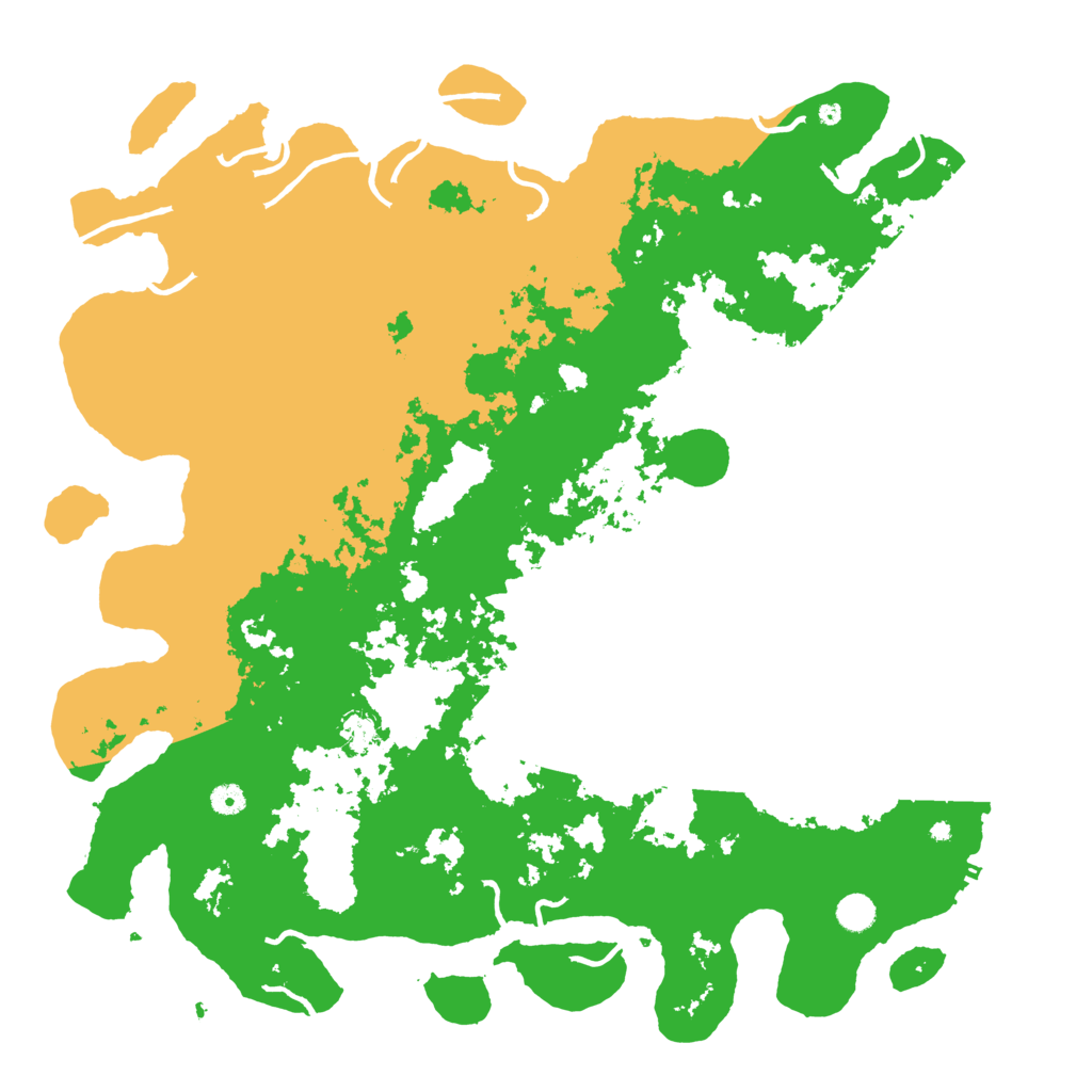 Biome Rust Map: Procedural Map, Size: 5000, Seed: 16384
