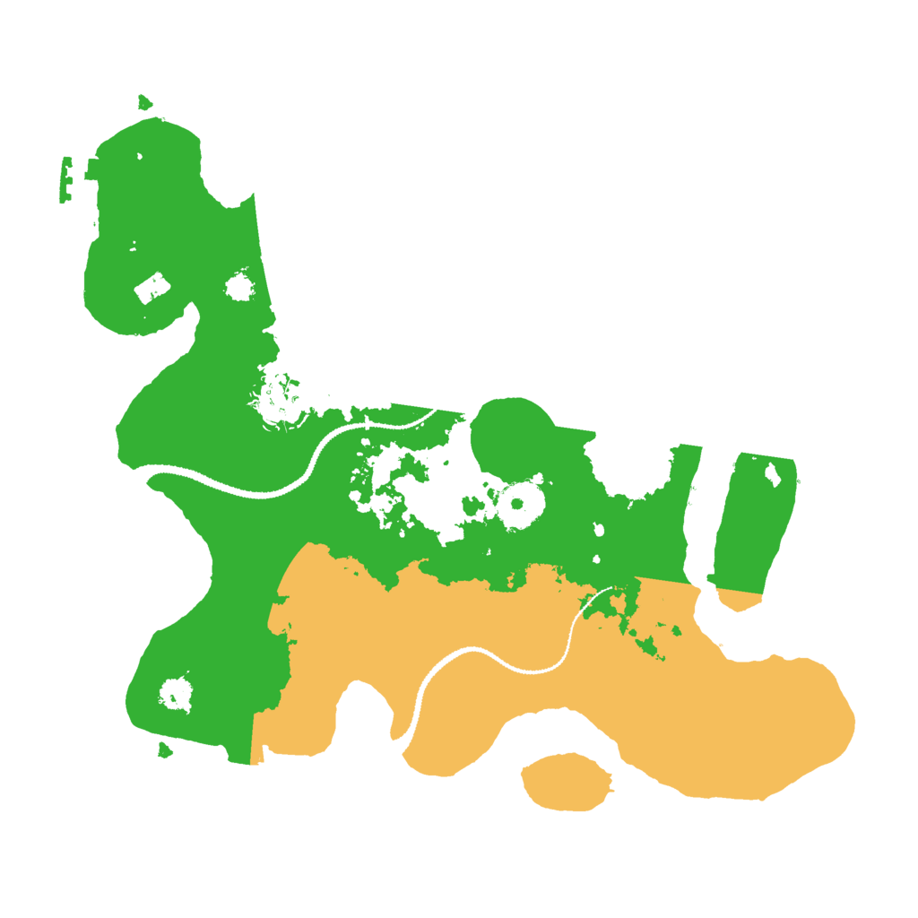 Biome Rust Map: Procedural Map, Size: 3000, Seed: 2223