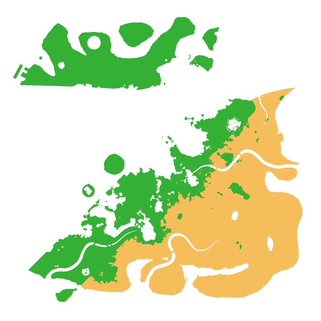 Biome Rust Map: Procedural Map, Size: 4250, Seed: 227663020