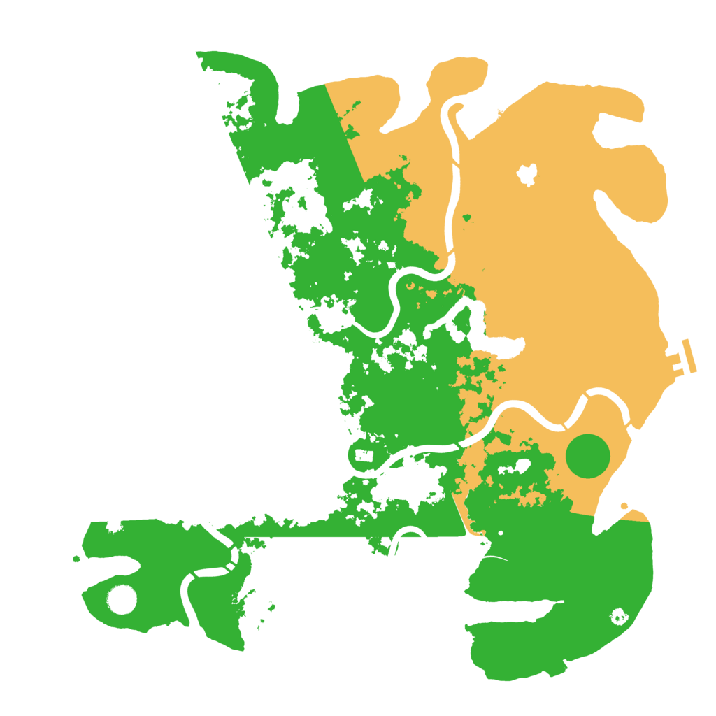 Biome Rust Map: Procedural Map, Size: 4250, Seed: 254356215