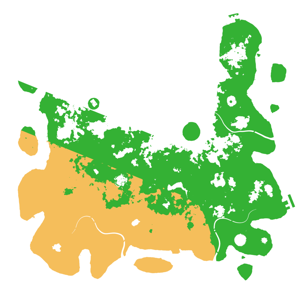Biome Rust Map: Procedural Map, Size: 4500, Seed: 1404710572