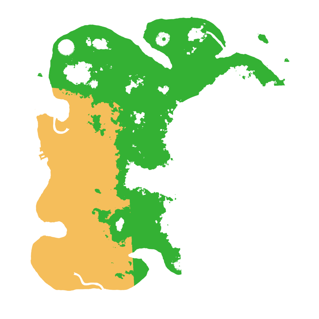 Biome Rust Map: Procedural Map, Size: 3500, Seed: 220201678