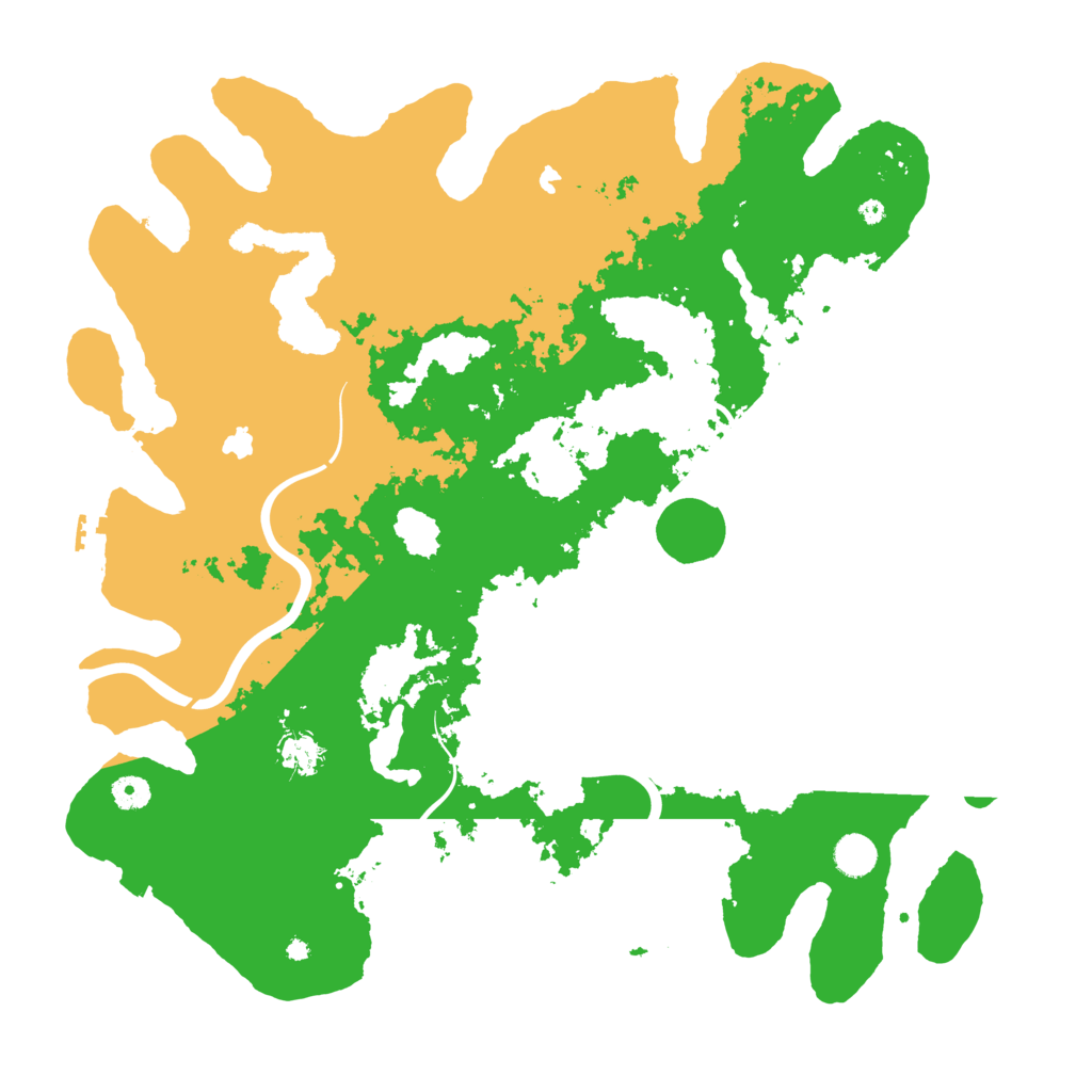Biome Rust Map: Procedural Map, Size: 4500, Seed: 742032818