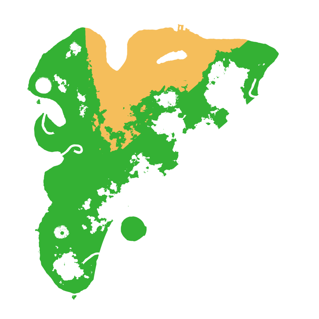 Biome Rust Map: Procedural Map, Size: 3500, Seed: 9885467