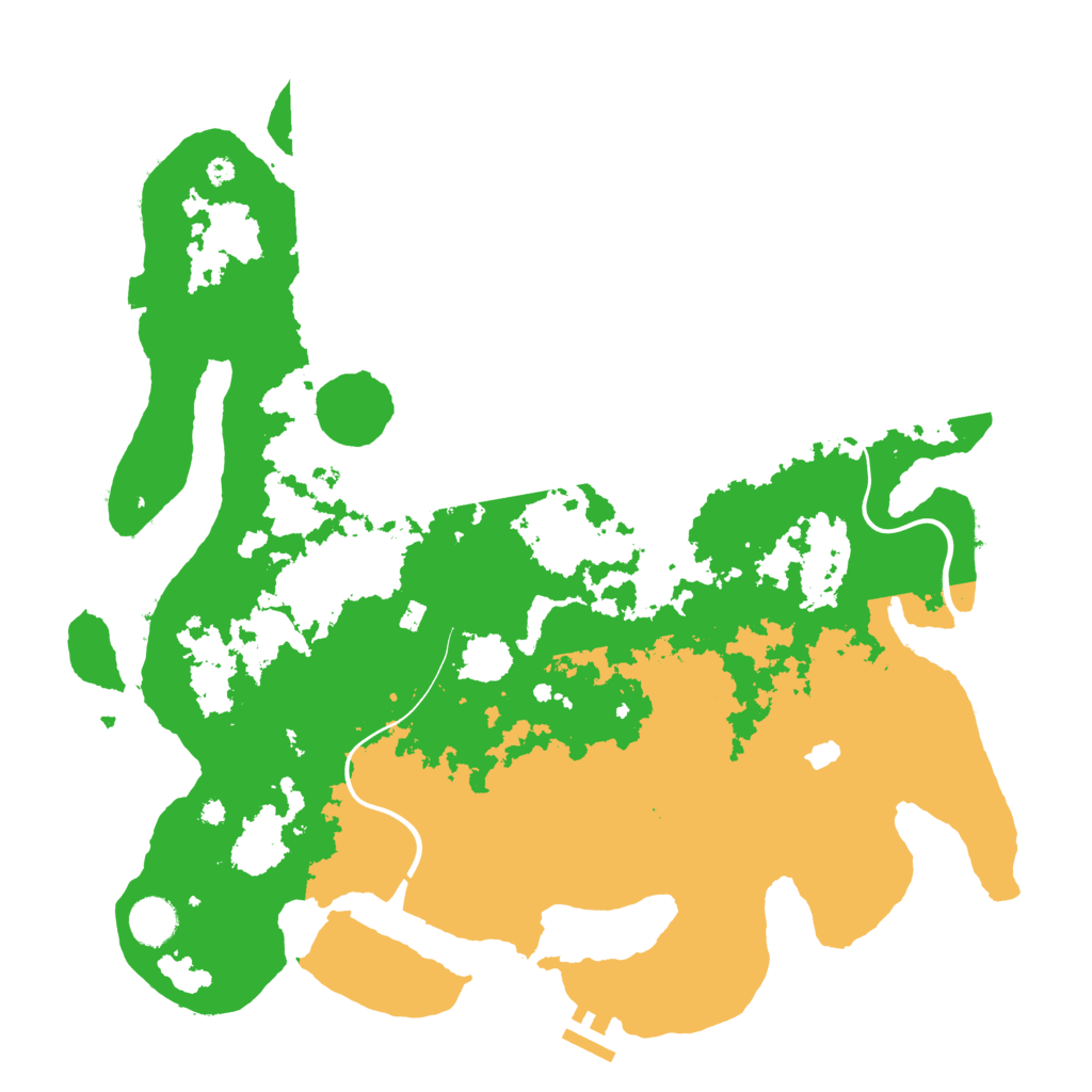 Biome Rust Map: Procedural Map, Size: 4000, Seed: 968790257