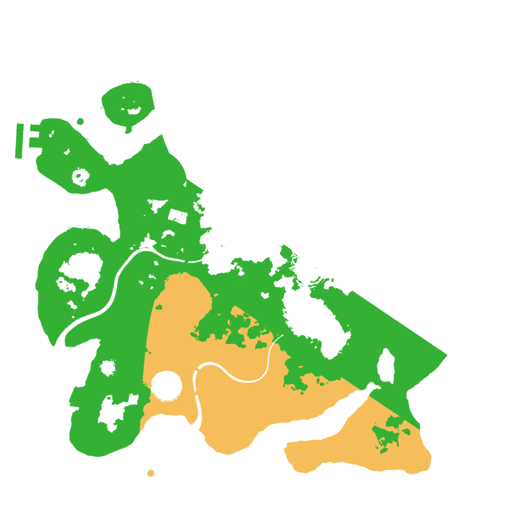 Biome Rust Map: Procedural Map, Size: 3000, Seed: 322858719