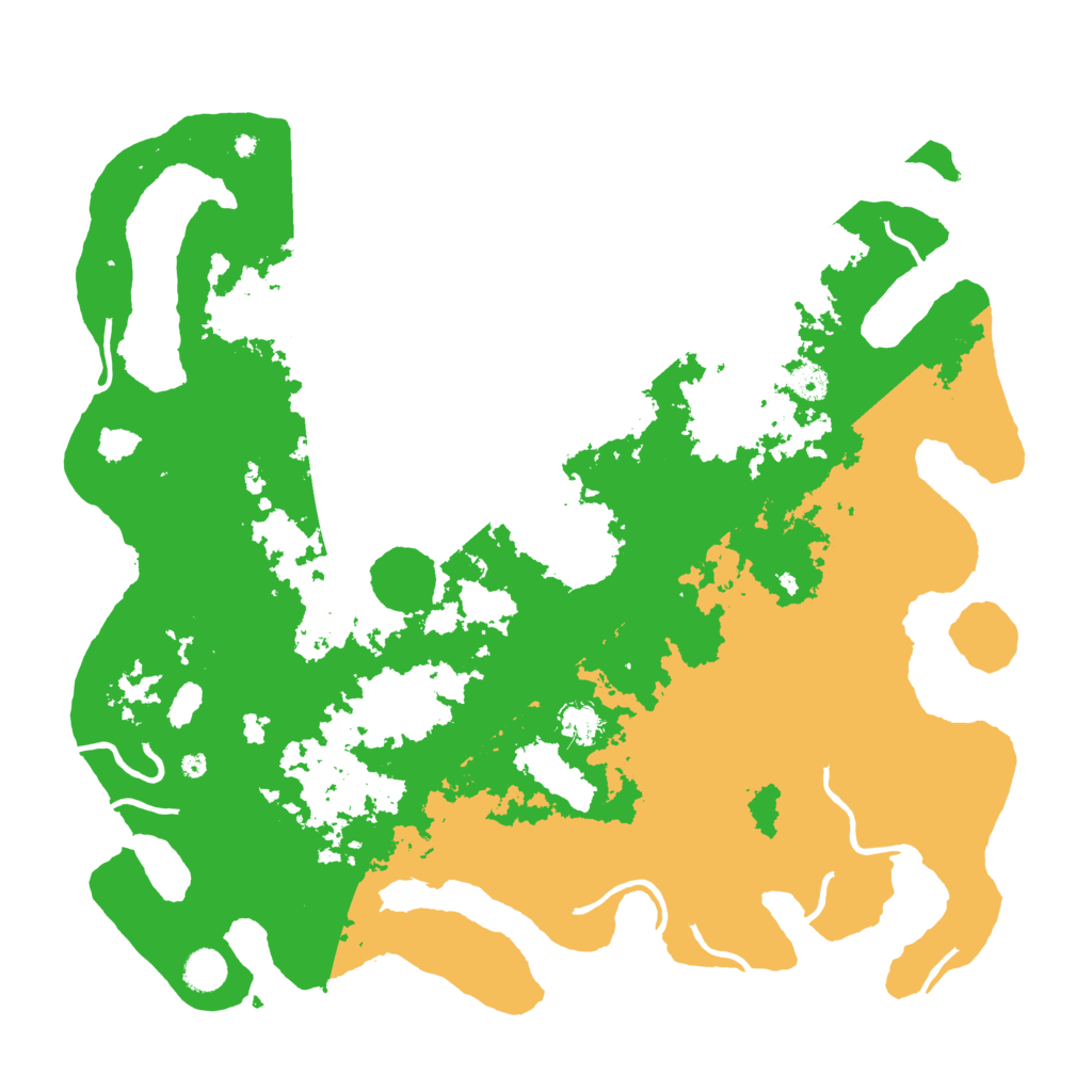Biome Rust Map: Procedural Map, Size: 4500, Seed: 23154