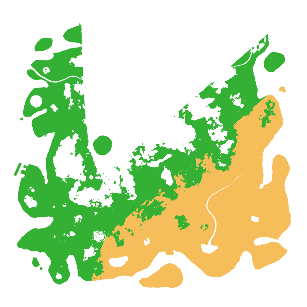Biome Rust Map: Procedural Map, Size: 4500, Seed: 13859