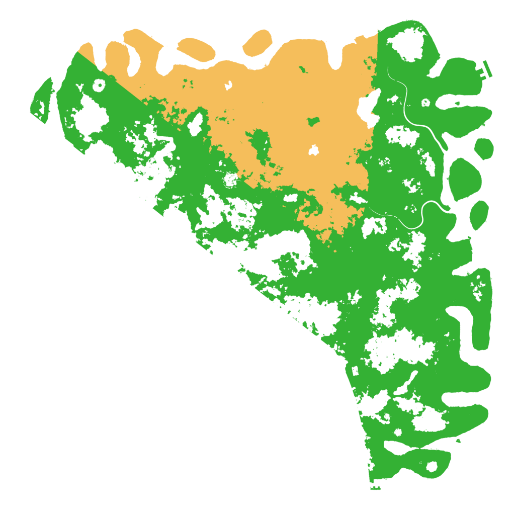 Biome Rust Map: Procedural Map, Size: 6000, Seed: 1406485863