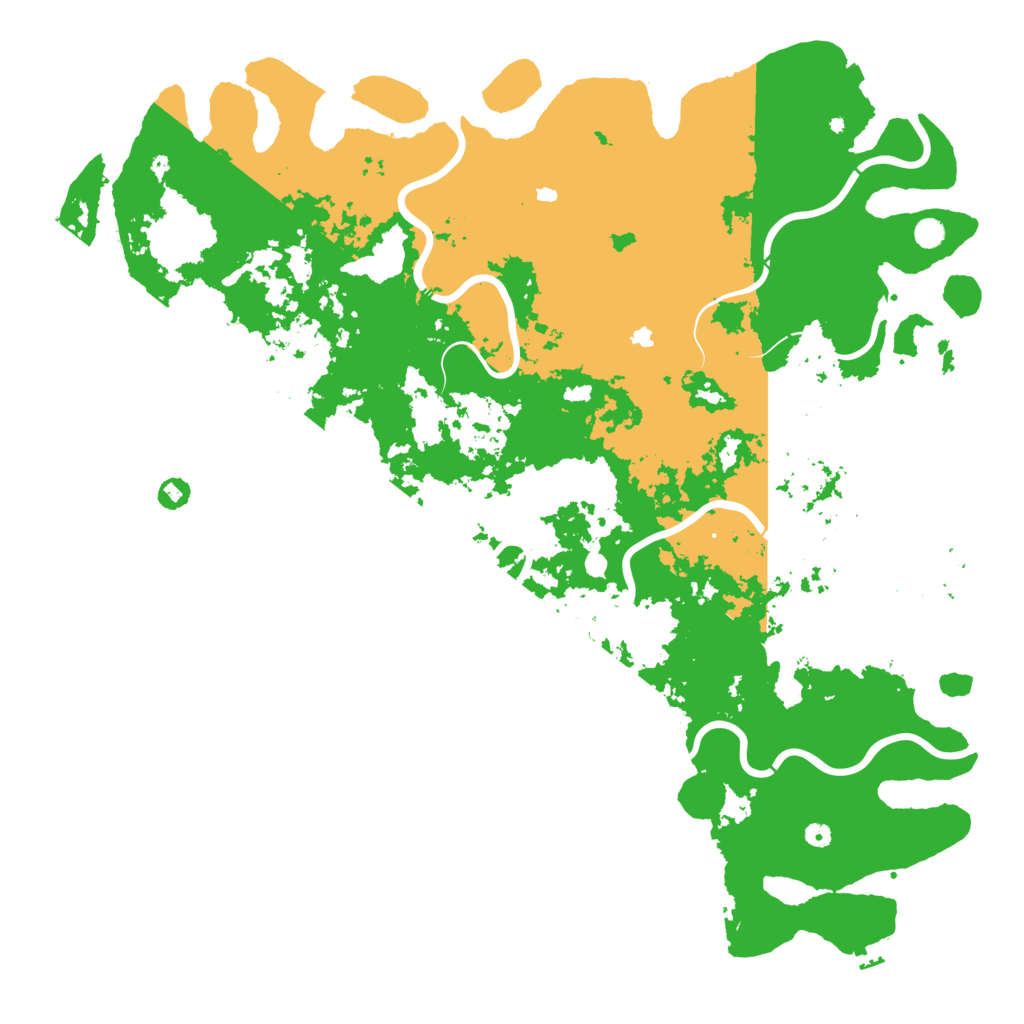 Biome Rust Map: Procedural Map, Size: 6000, Seed: 1406485863