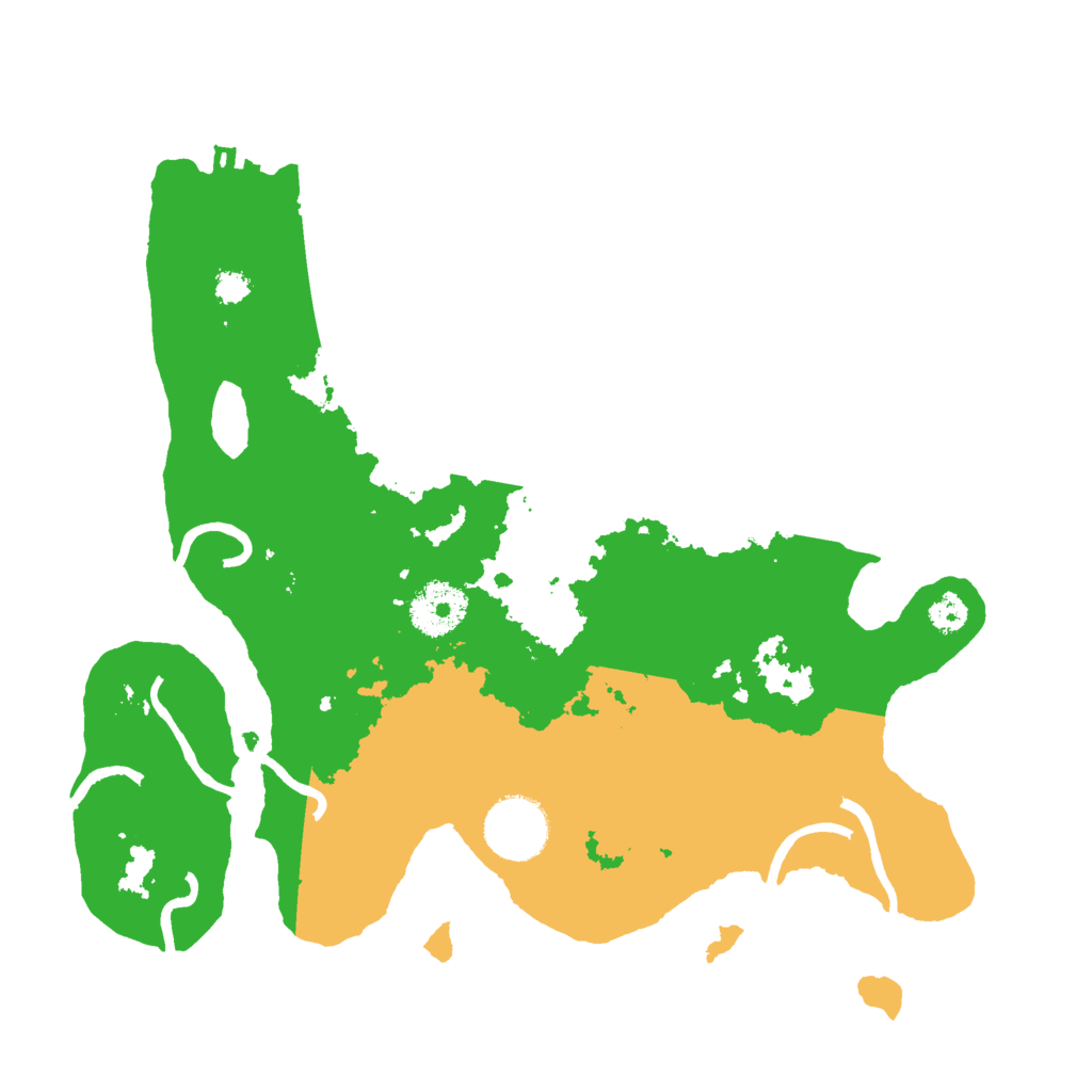 Biome Rust Map: Procedural Map, Size: 3000, Seed: 633204860