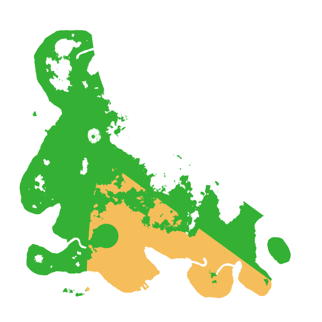 Biome Rust Map: Procedural Map, Size: 3500, Seed: 87767313