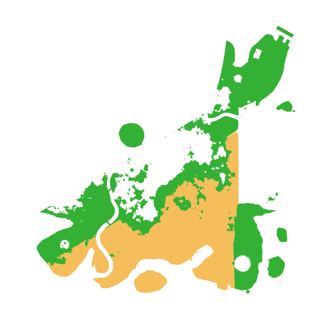 Biome Rust Map: Procedural Map, Size: 3500, Seed: 1650519582